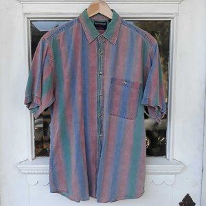 Revenge Button-up Shirt (Acid Wash)